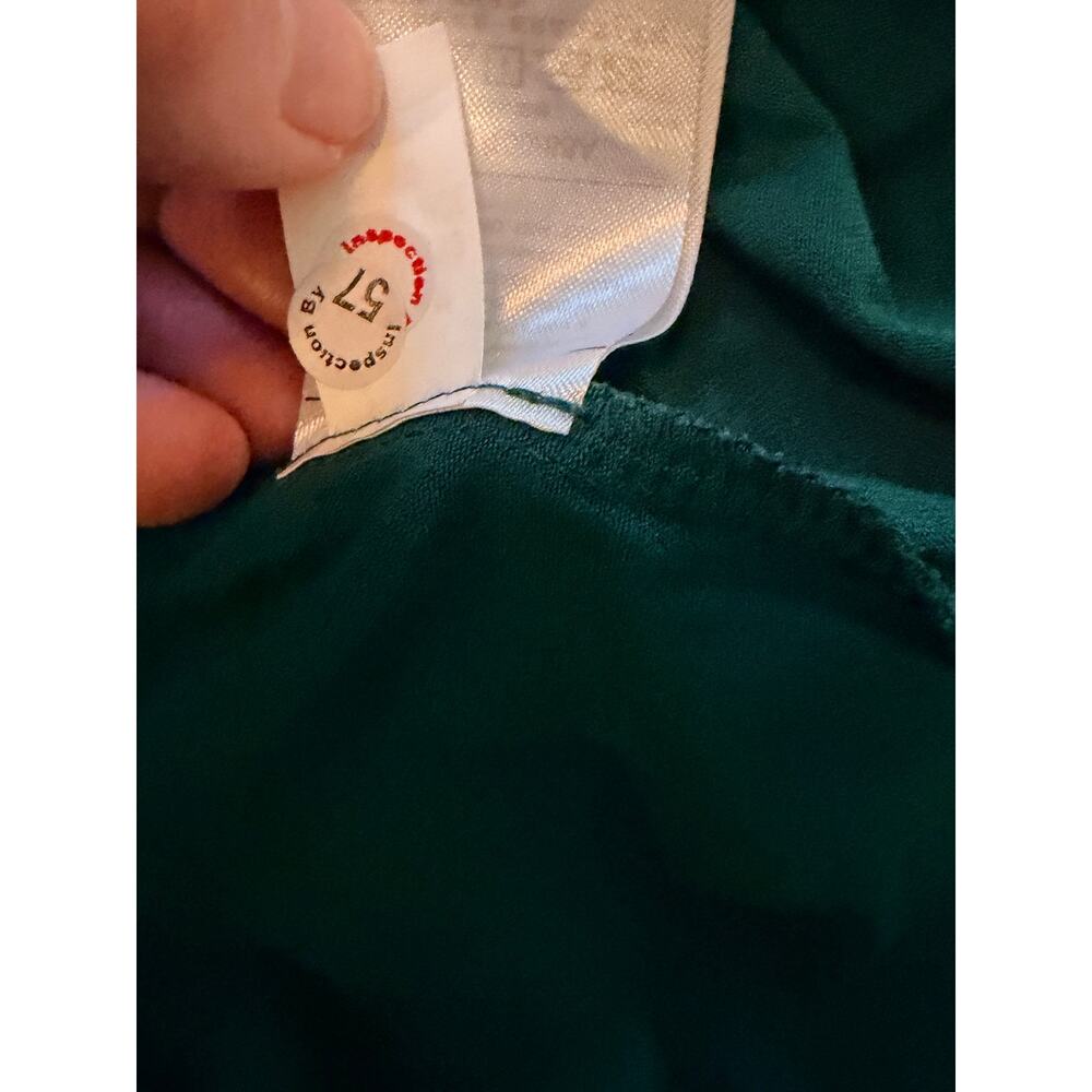 Old Navy Long-Sleeve Jersey-Knit Mini Swing Crew Neckline Dress Green Small EUC - Picture 11 of 12